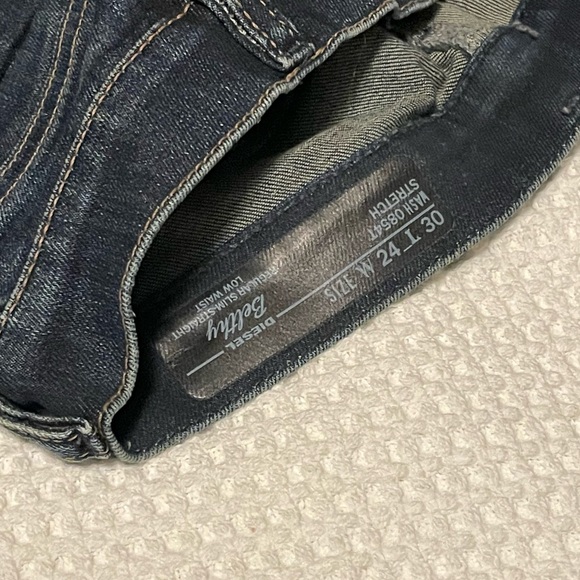 Diesel dark wash faux distressed jeans - Belthy - Picture 5 of 12